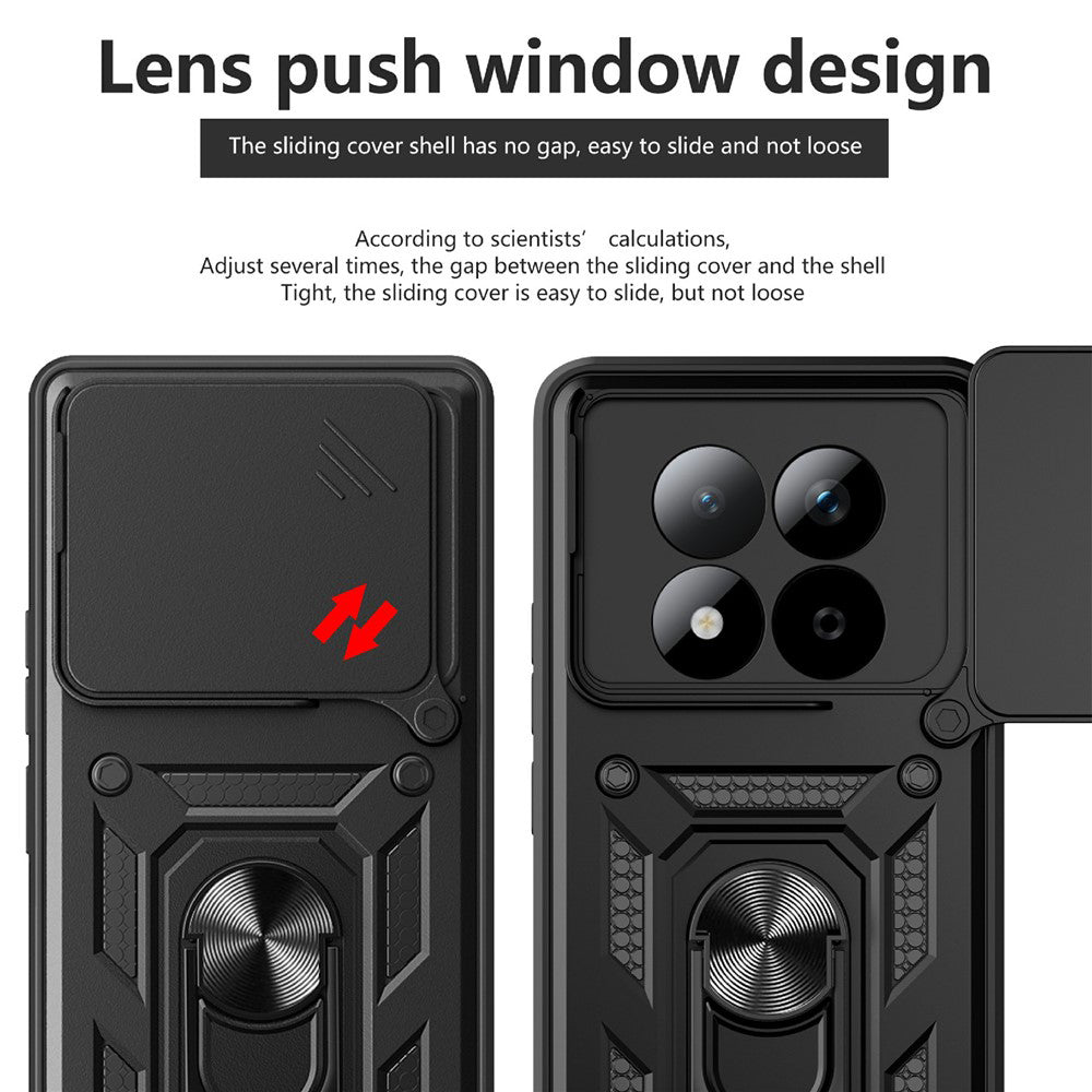 Hülle für Xiaomi Redmi Note 15 Pro 5G, Techsuit, CamShield, Roségold