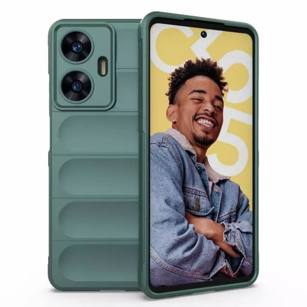 Hülle für Xiaomi Redmi Note 15 Pro 5G, Techsuit, Magic Shield, Grün