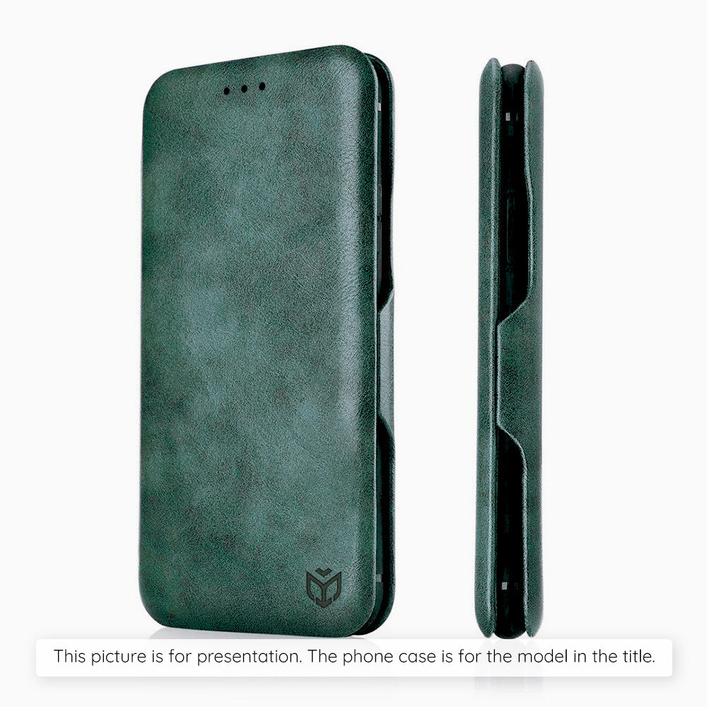 Hülle für Xiaomi Redmi Note 15 Pro 5G, Techsuit, Safe Wallet Plus, Grün