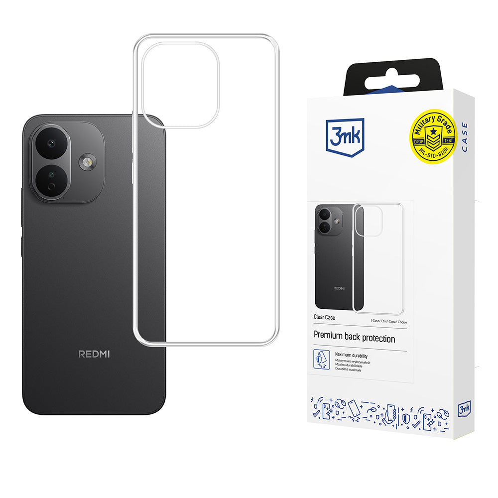 Hülle für Xiaomi Redmi Note 17 Pro, 3MK, Klar, Transparent