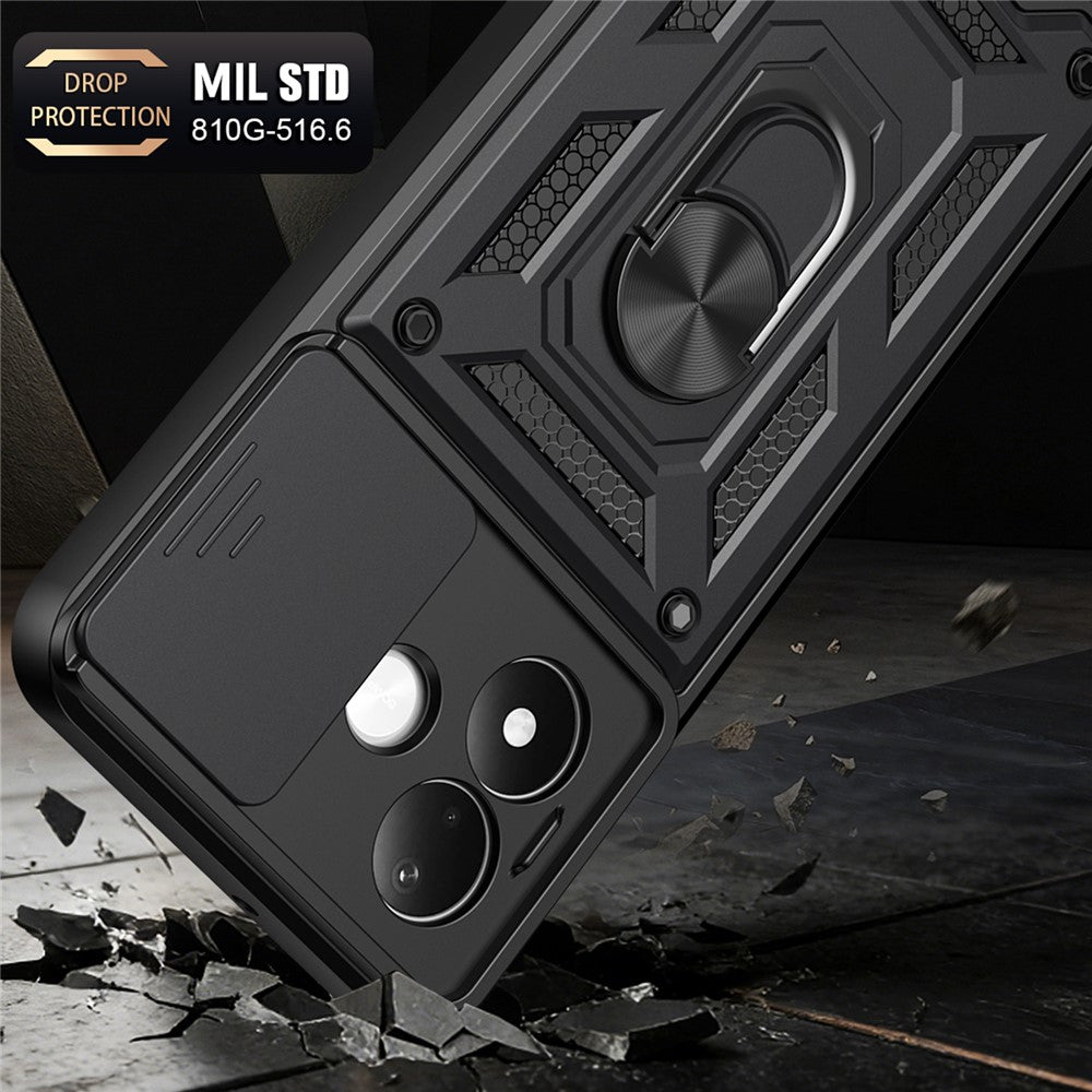 Case for Xiaomi Redmi Note 17 Pro Max, Techsuit, CamShield, Black