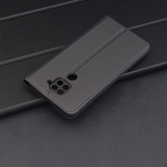 Hülle für Xiaomi Redmi Note 9 / 10X 4G, Techsuit, Magskin Book, Schwarz