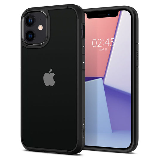 Case for Apple iPhone 12 / 12 Pro, Spigen, Ultra Hybrid, Black ACS01703