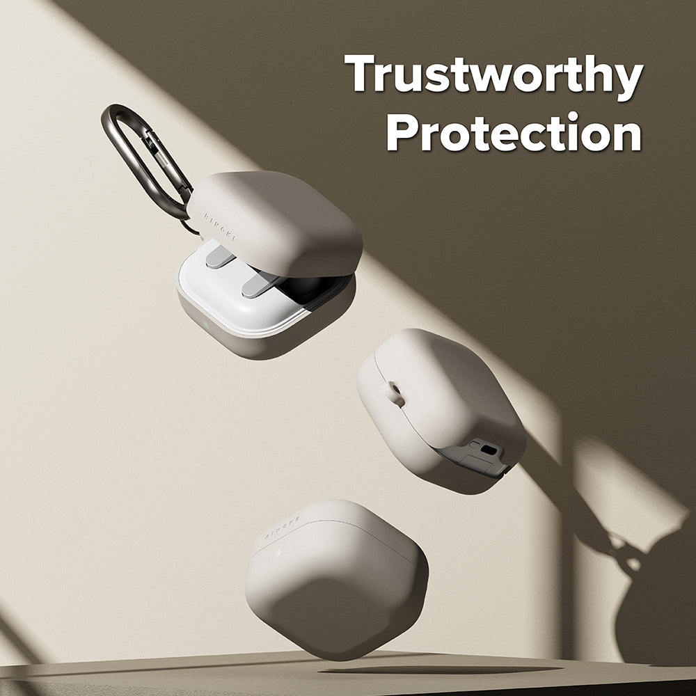 Ringke Hülle für Samsung Galaxy Buds4 / Buds4 Pro, Creme