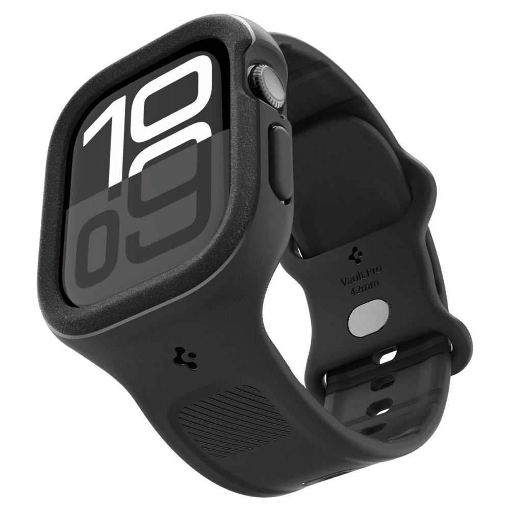 Spigen Caseology Vault Pro Armband für Apple Watch Series 10 / 11 42mm, Mattschwarz ACS09390