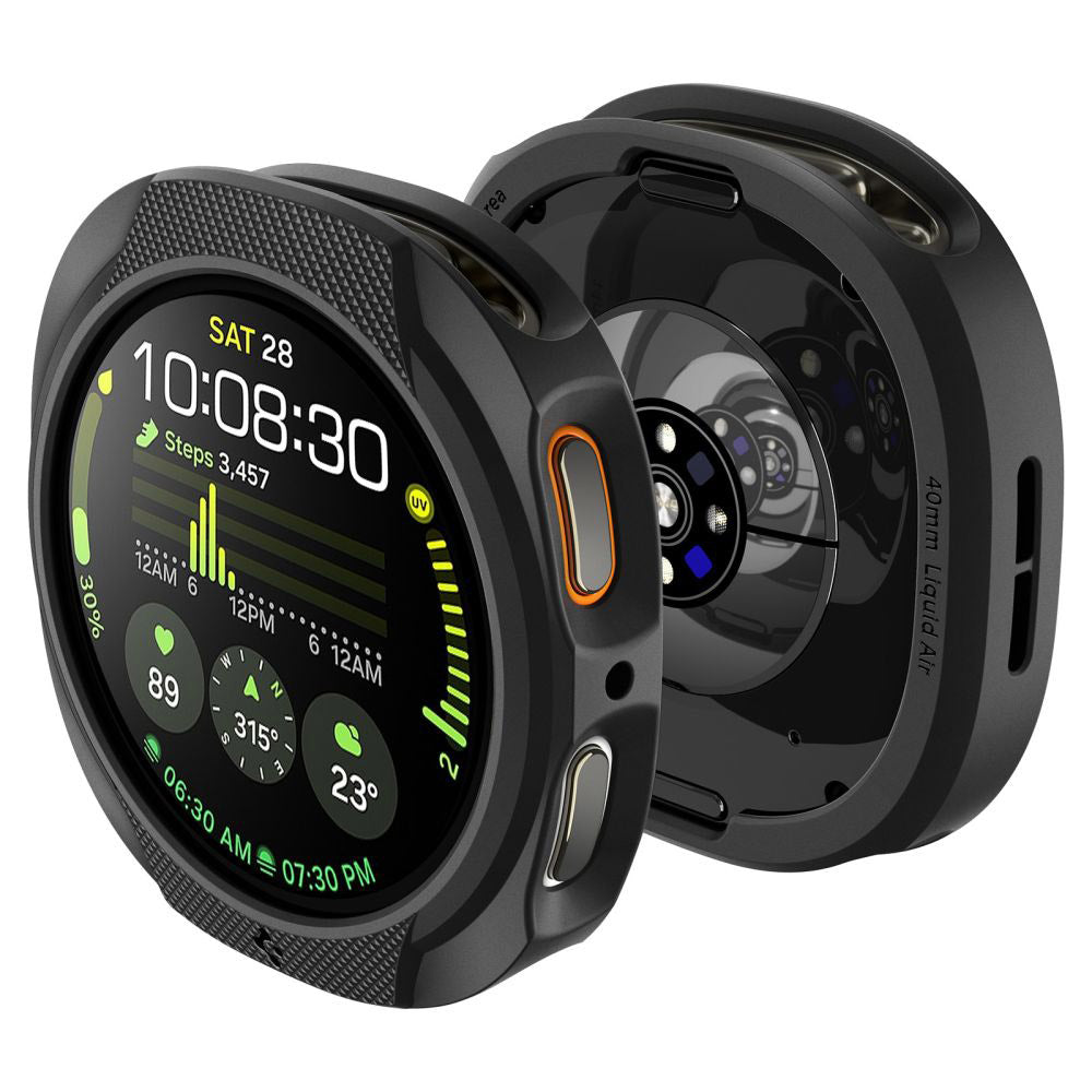 Spigen Liquid Air Hülle für Samsung Galaxy Watch8 44mm, Matt Schwarz ACS09839