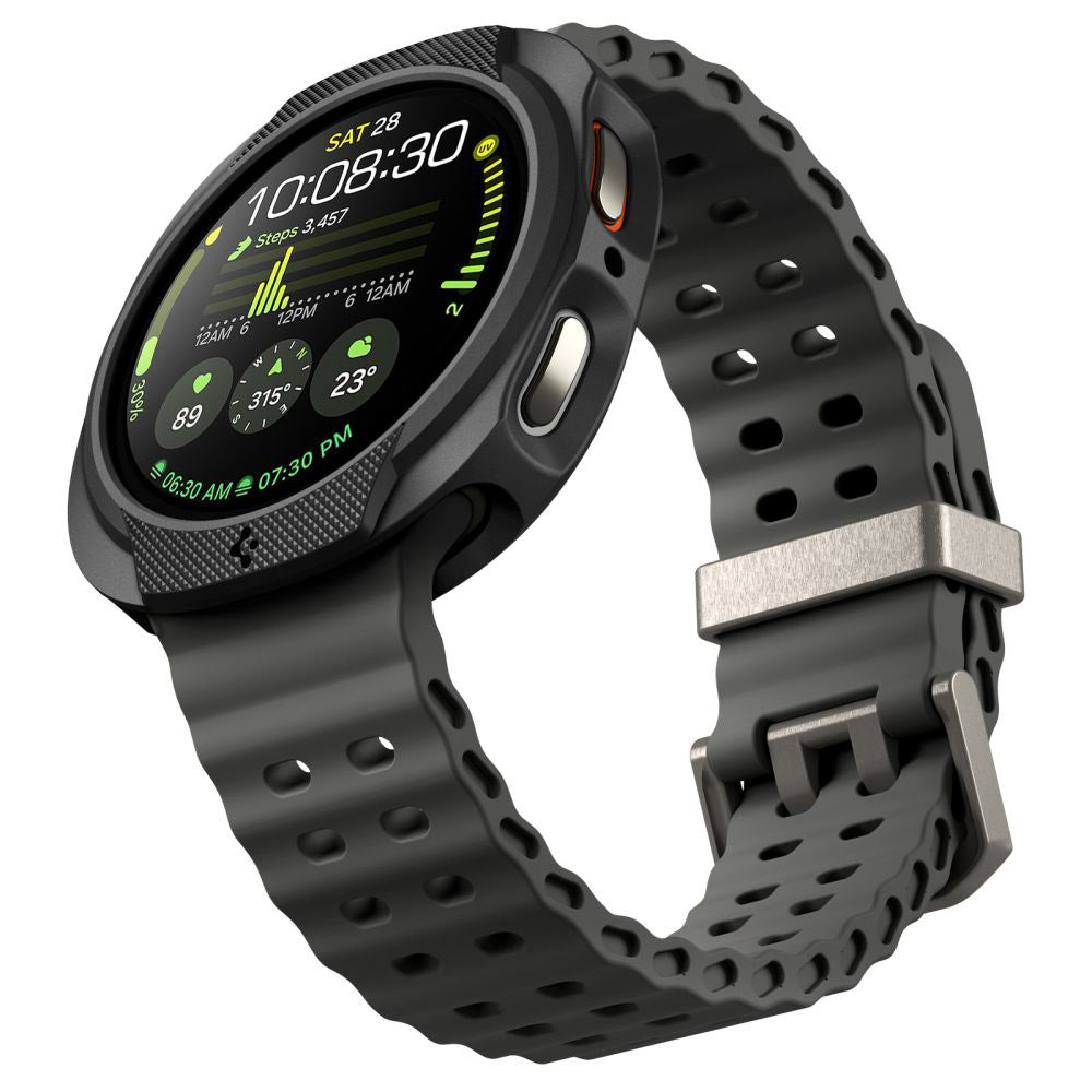 Spigen Liquid Air Hülle für Samsung Galaxy Watch8 44mm, Matt Schwarz ACS09839