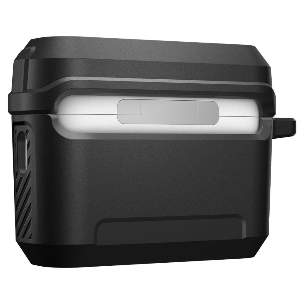 Spigen Lock Fit Hülle für Apple AirPods Pro 3, Mattschwarz ACS09825