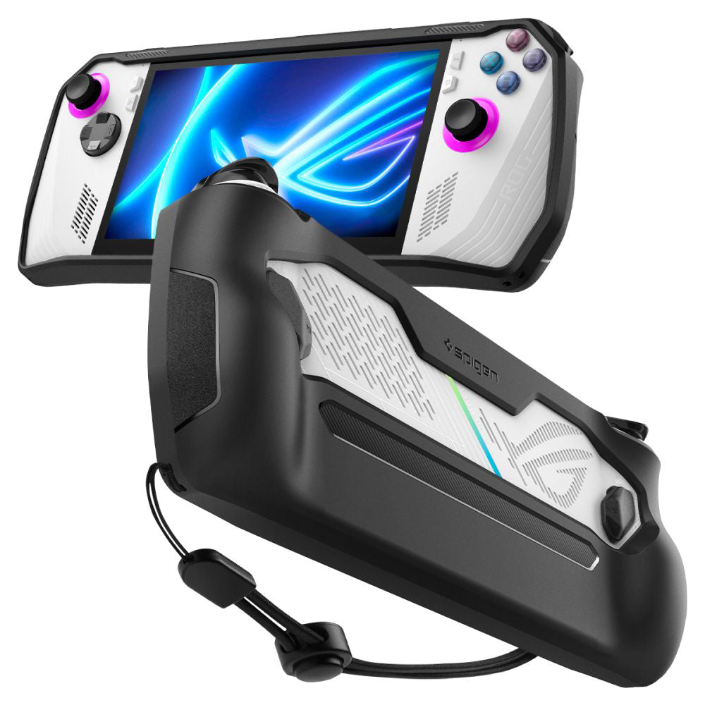Spigen Rugged Armor Hülle für Asus ROG Ally Konsole, Mattschwarz ACS06921