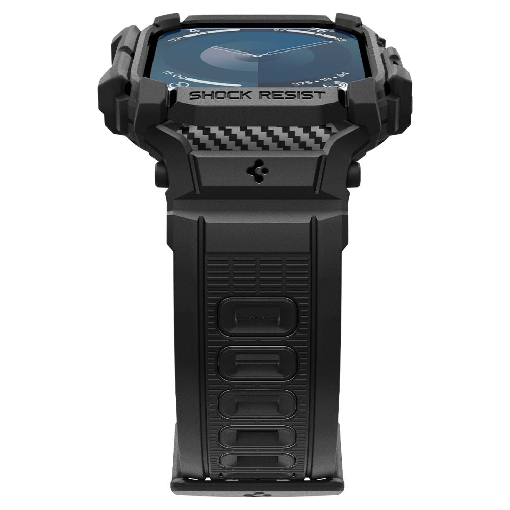 Spigen Rugged Armor Pro Case for Apple Watch Series 10 42mm, Matte Black ACS08591