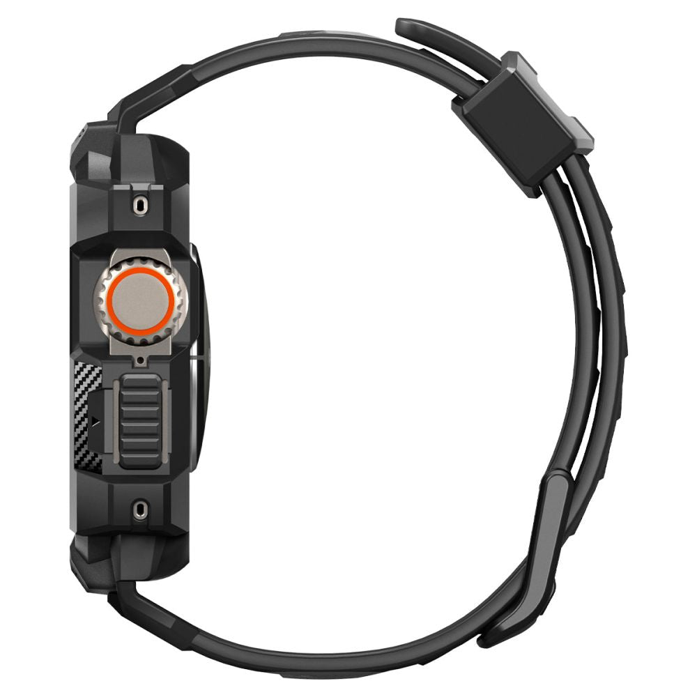 Spigen Rugged Armor Pro Hülle für Apple Watch Ultra Series, Schwarz