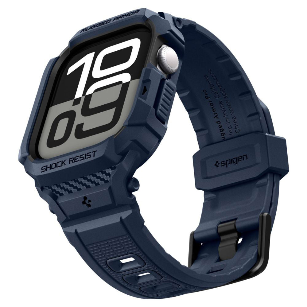 Spigen Rugged Armor Pro V2 Hülle für Apple Watch Series 10 / 11 42mm, Marineblau ACS10495