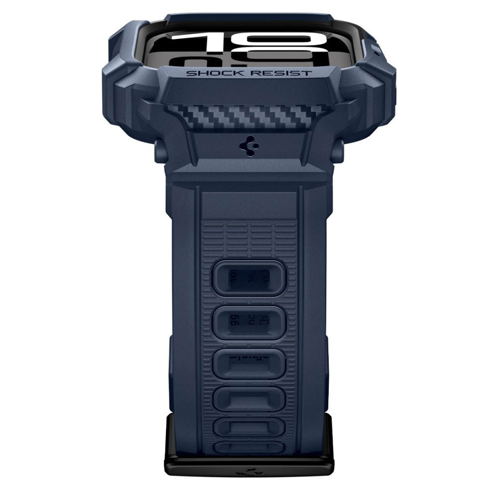 Spigen Rugged Armor Pro V2 Hülle für Apple Watch Series 10 / 11 42mm, Marineblau ACS10495
