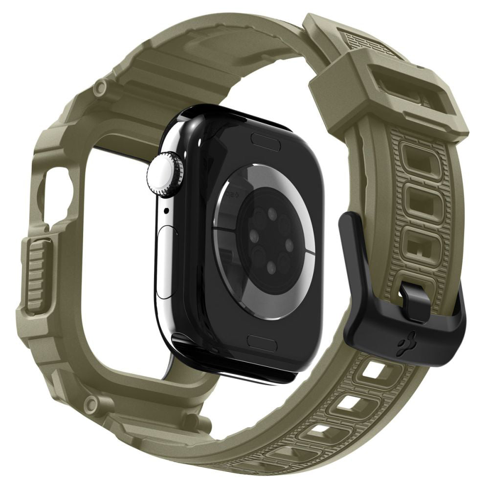 Spigen Rugged Armor Pro V2 Hülle für Apple Watch Series 10 / 11 46mm, Khaki ACS10507