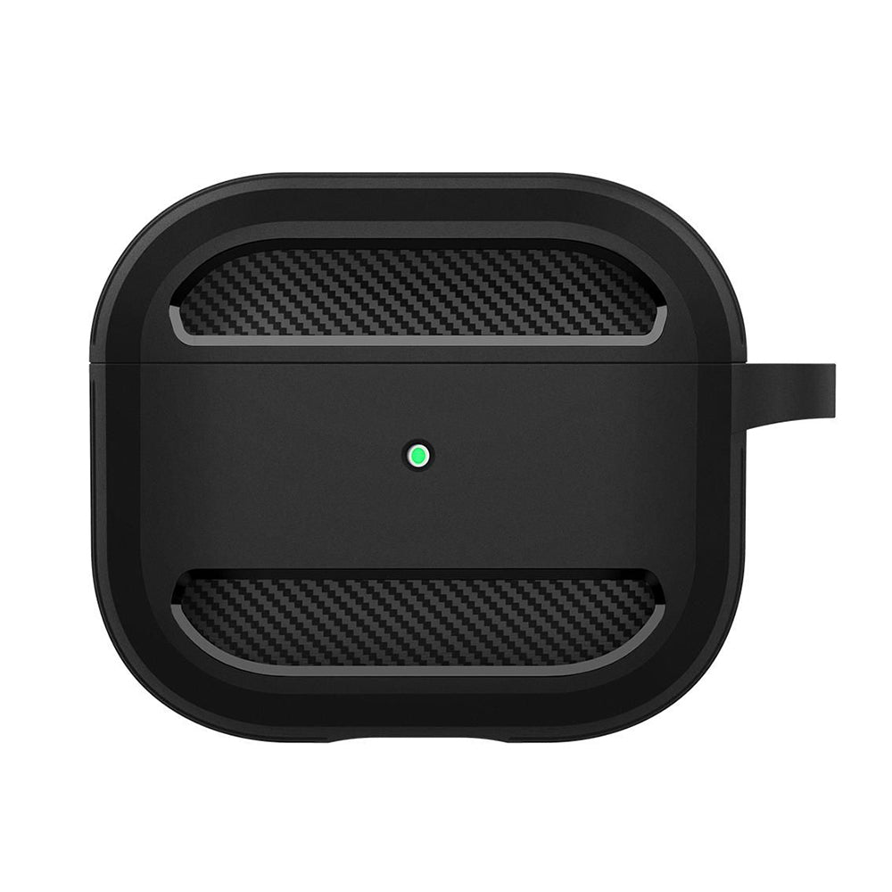 Techsuit Carbon Hülle für Apple AirPods 3, Grün