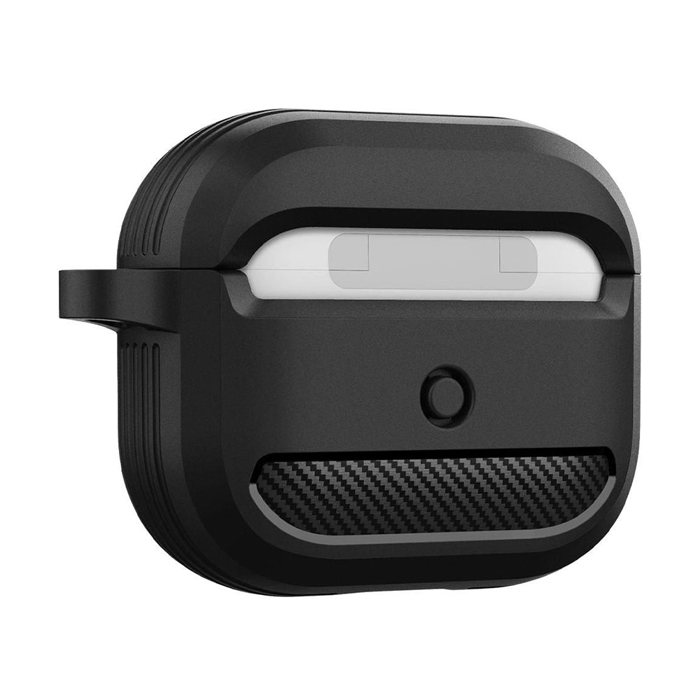 Techsuit Carbon Hülle für Apple AirPods 3, Grün