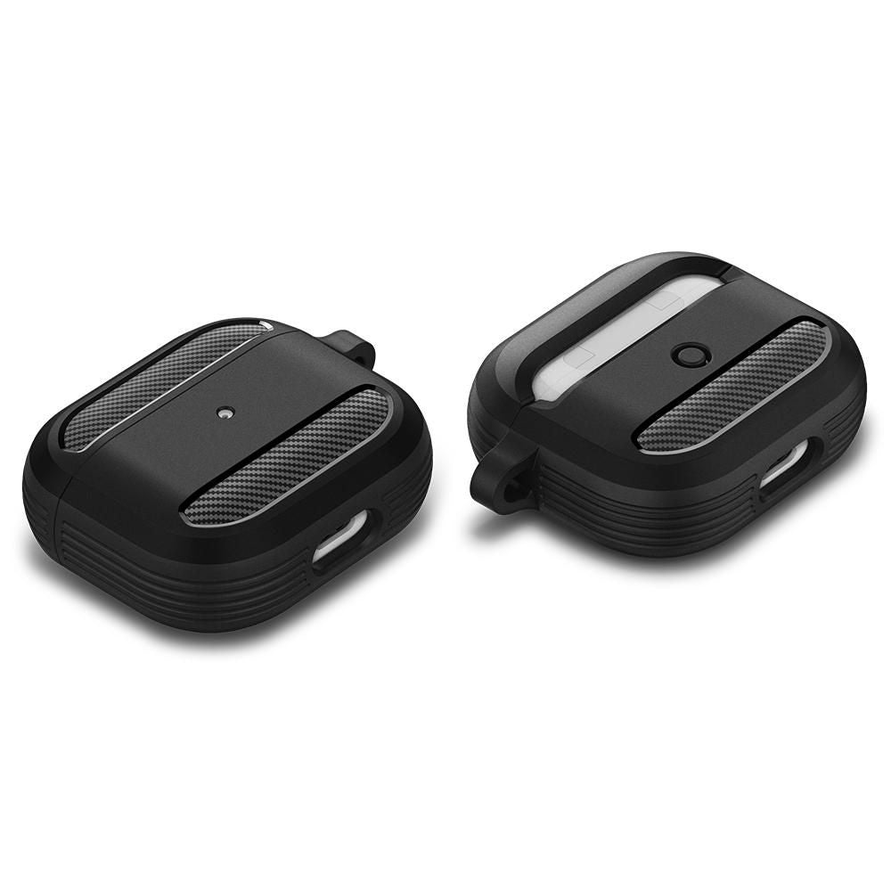 Techsuit Carbon Hülle für Apple AirPods 3, Grün