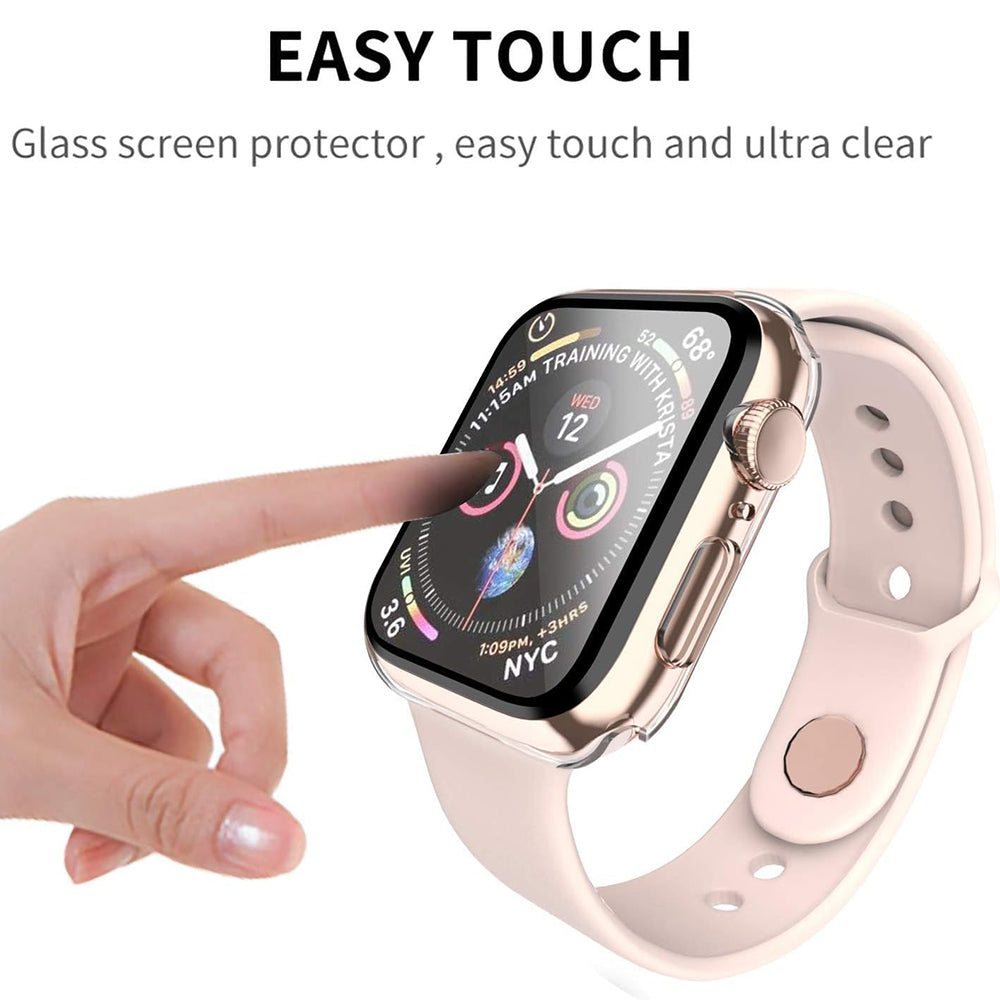 Techsuit Defense360 Pro Hülle für Apple Watch 38mm Series, Transparent