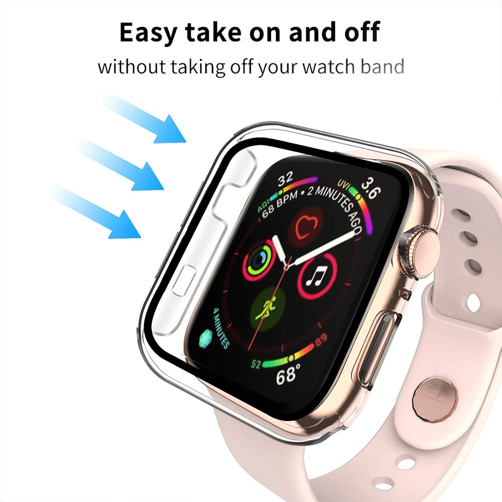 Techsuit Defense360 Pro Hülle für Apple Watch 38mm Series, Transparent