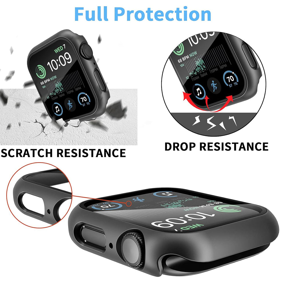 Techsuit Defense360 Pro Hülle für Apple Watch 40mm Series, Schwarz