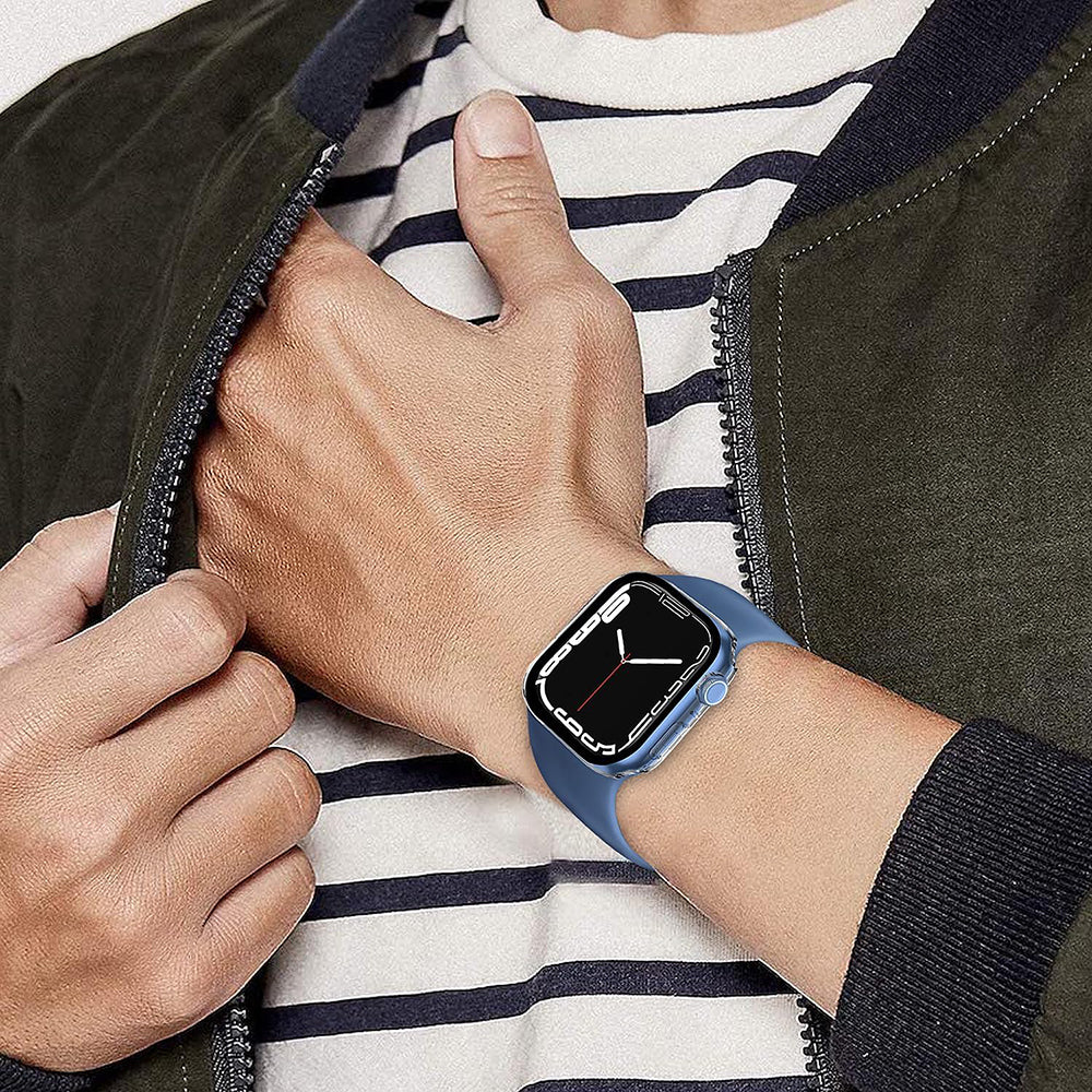 Techsuit Defense360 Pro Hülle für Apple Watch 7 45mm Serie, Transparent