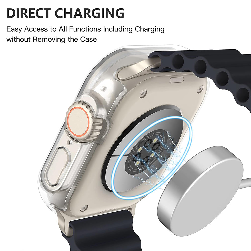 Techsuit Defense360 Pro Hülle für Apple Watch Ultra Series, Transparent