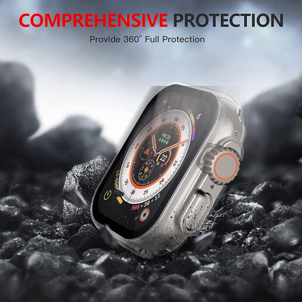 Techsuit Defense360 Pro Hülle für Apple Watch Ultra Series, Transparent