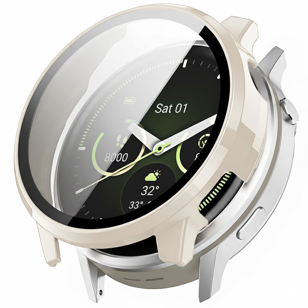 Techsuit Defense360 Pro Hülle für Garmin Venu 4 45mm, Beige