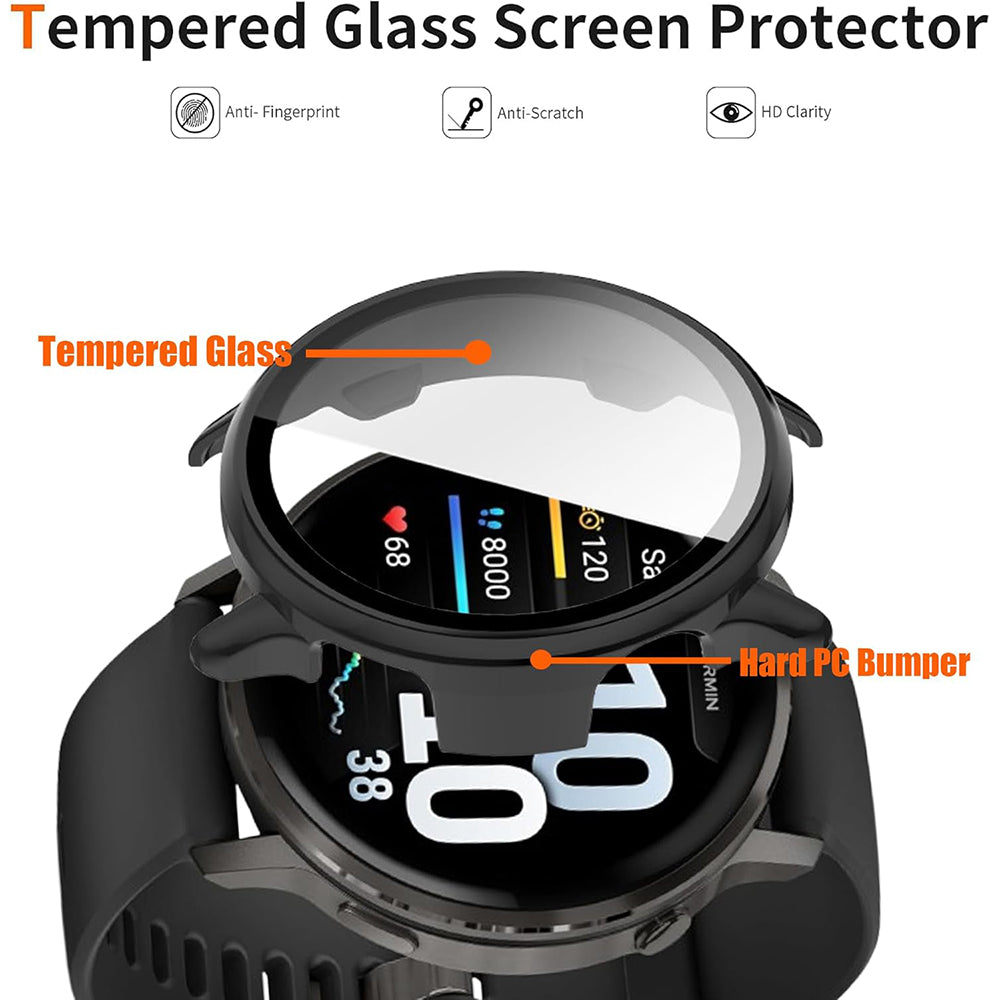 Techsuit Defense360 Pro Hülle für Garmin Venu 4 45mm, Marineblau