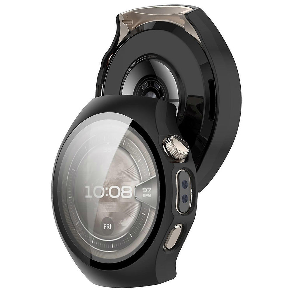 Techsuit Defense360 Pro Hülle für Huawei Watch 5 46mm, Schwarz