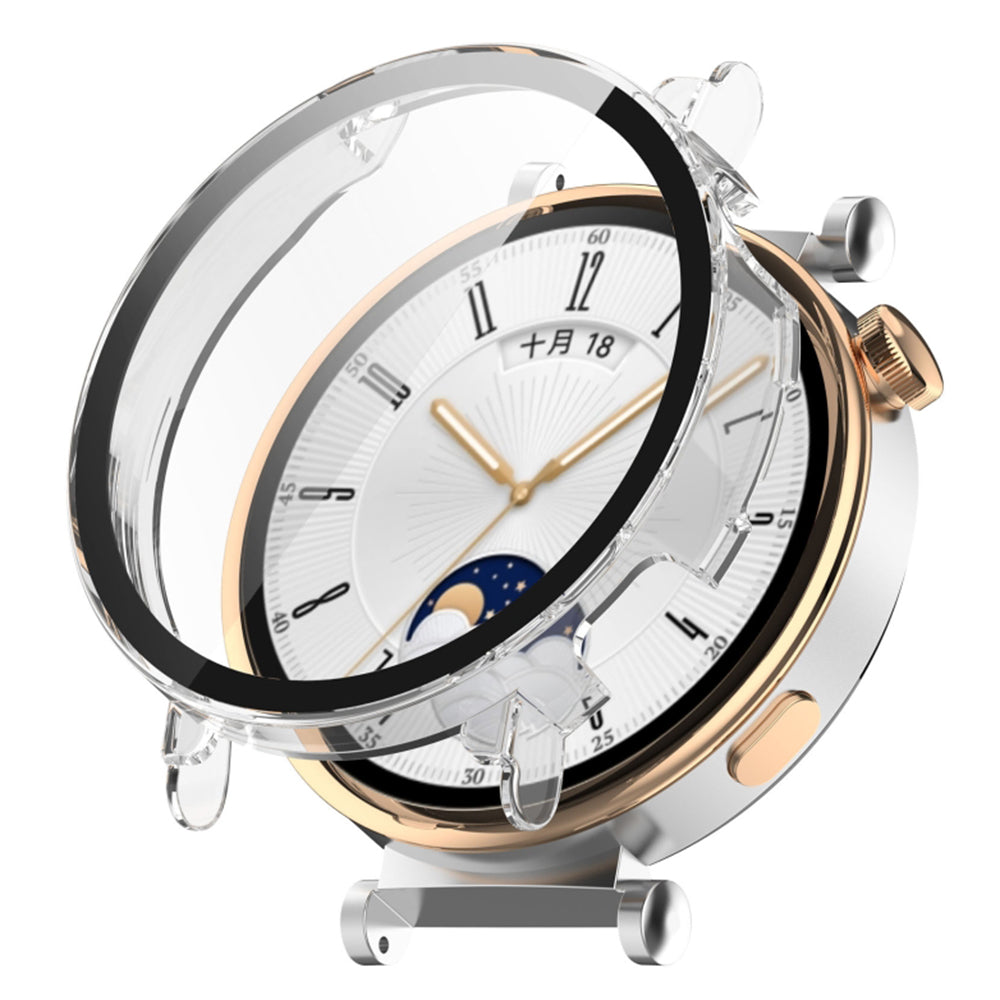 Techsuit Defense360 Pro Hülle für Huawei Watch GT 4 41mm, Transparent
