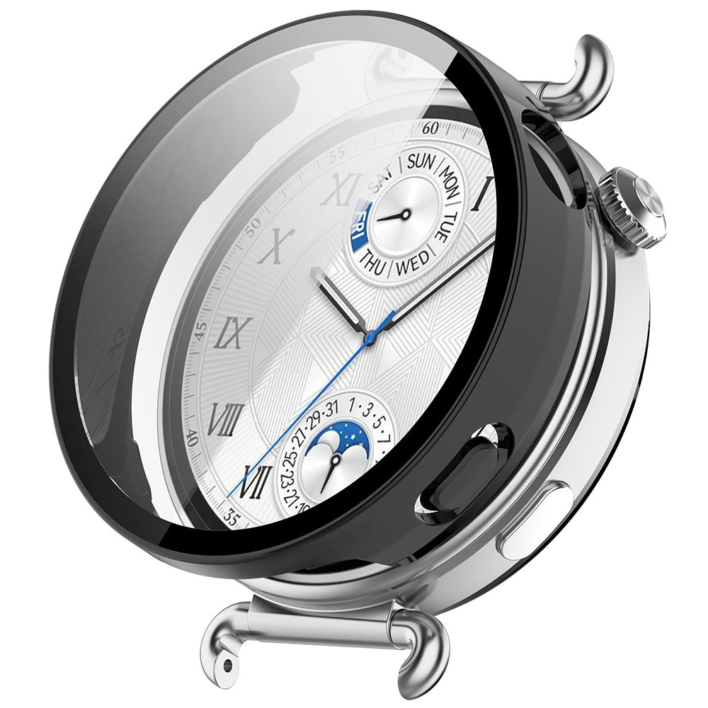 Techsuit Defense360 Pro Hülle für Huawei Watch GT 6 41mm, Mattschwarz