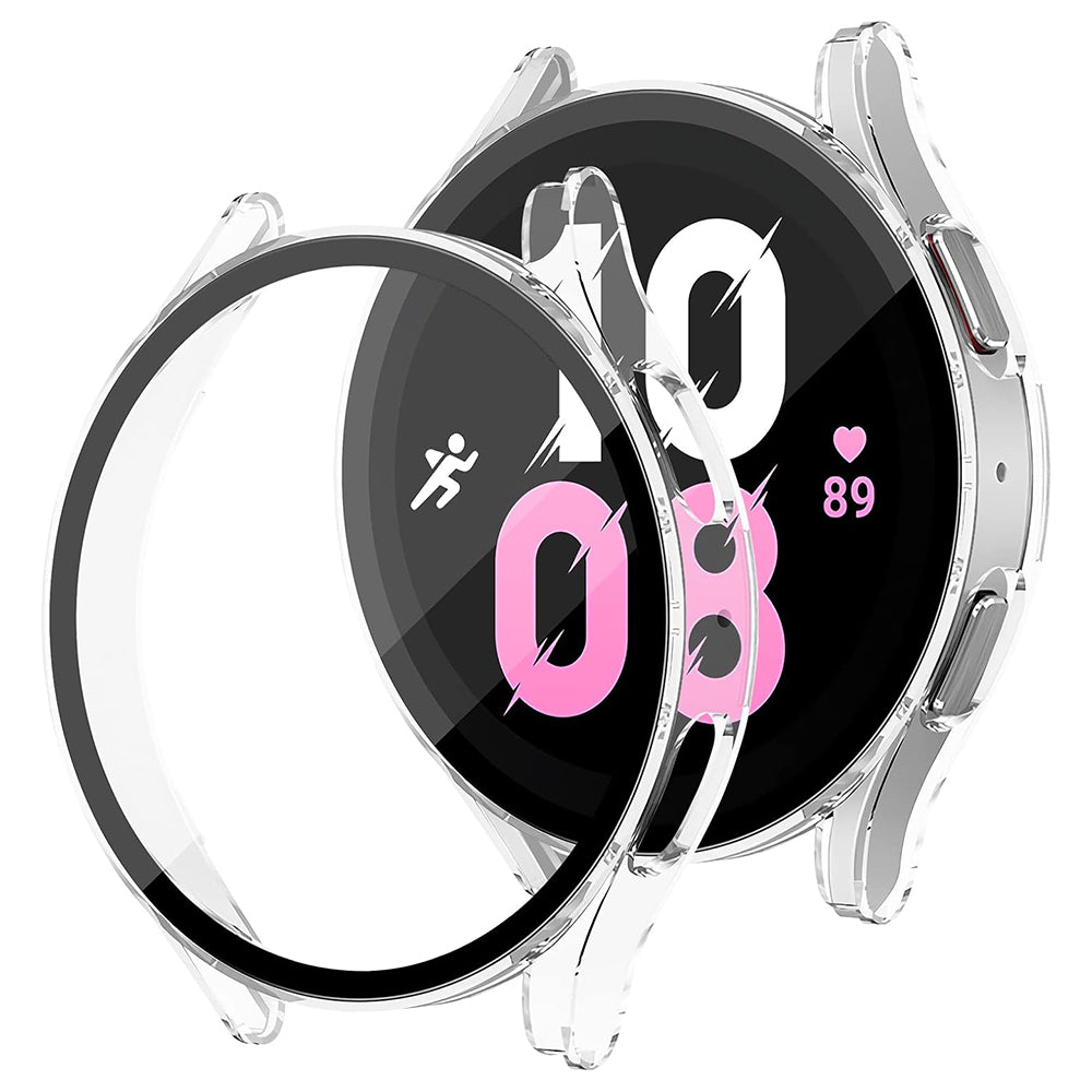 Techsuit Defense360 Pro Case for Samsung Galaxy Watch5 / Watch4 40mm Series, Transparent