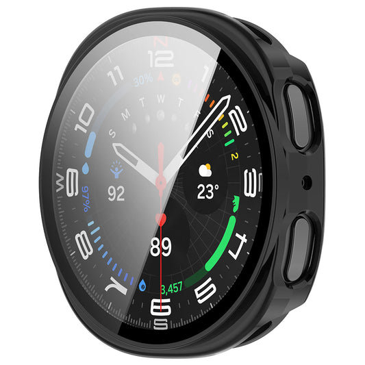 Techsuit Defense360 Pro Hülle für Samsung Galaxy Watch8 40mm, Matt Schwarz