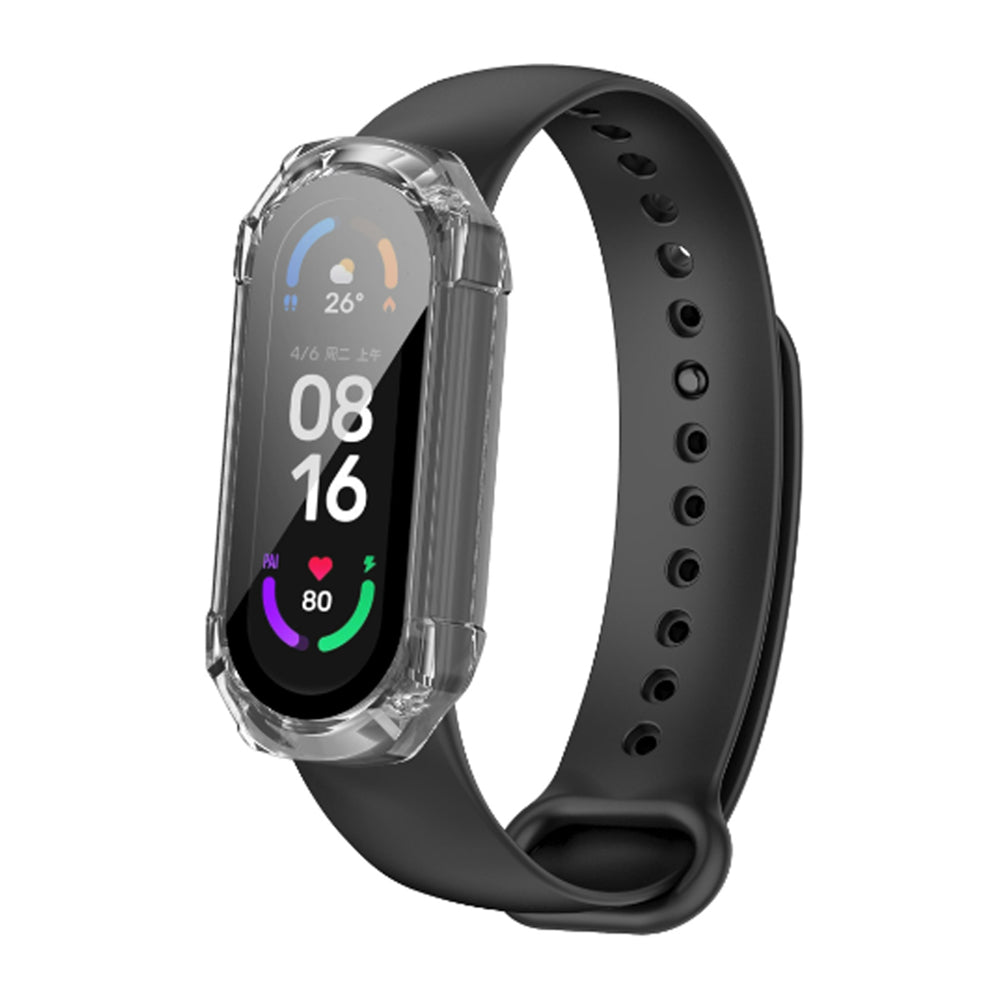 Techsuit Defense360 Pro Hülle für Xiaomi Smart Band 6 / Band 5 / Band 4, Transparent