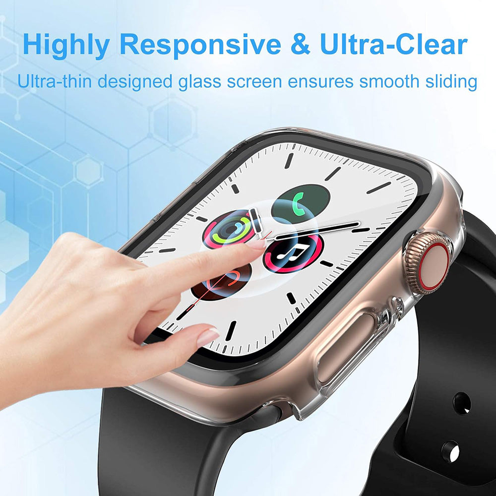 Techsuit Defense360 Pro Hülle für Xiaomi Smart Band 6 / Band 5 / Band 4, Transparent
