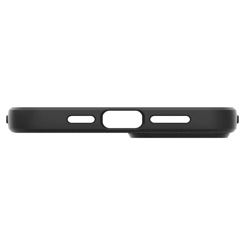 Hülle für Apple iPhone 14, Spigen, Liquid Air, Mattschwarz