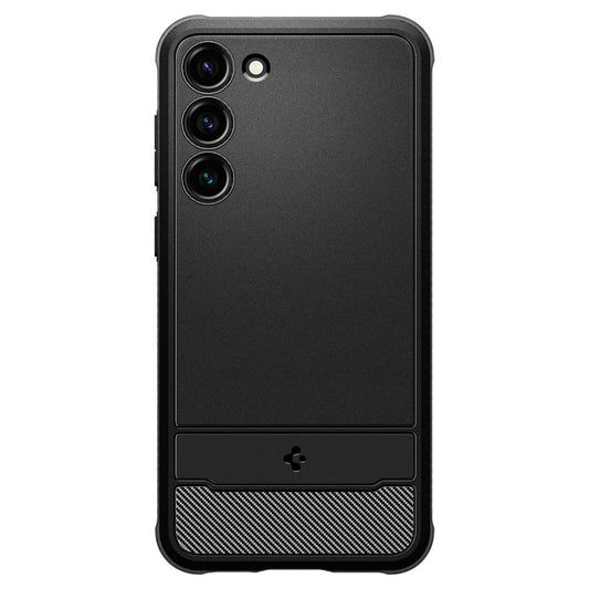 Gehäuse für Samsung Galaxy S23 S911, Spigen, Rugged Armour, Schwarz ACS05711