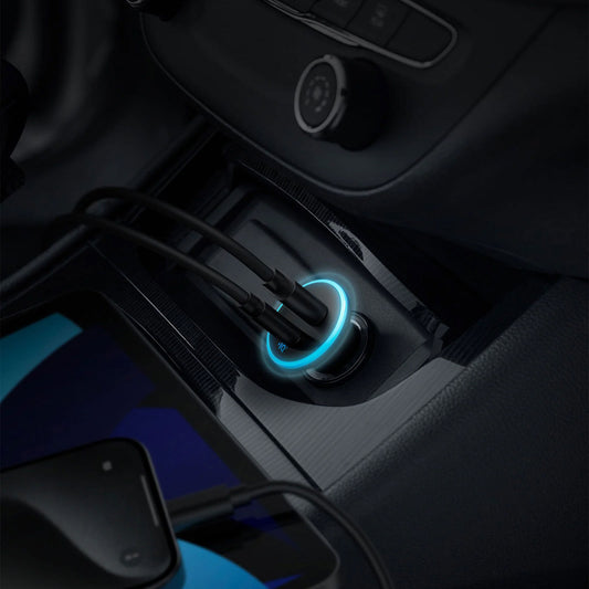 Anker 323 Autoladegerät, 52.5W, 3A, 1 x USB-A - 1 x USB-C, Schwarz A2735G11