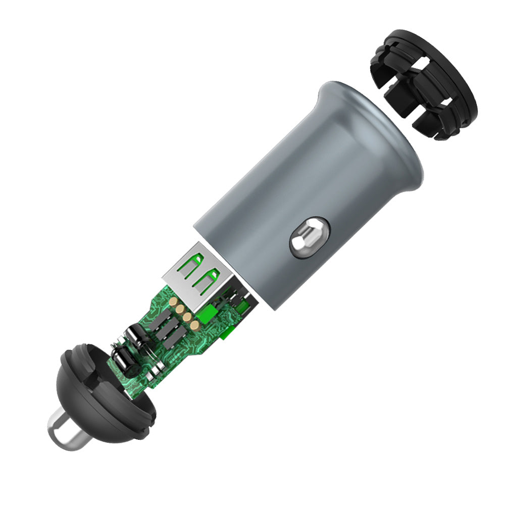 Auto-Ladegerät ColorWay, 36W, 3A, 2 x USB-A, Grau
