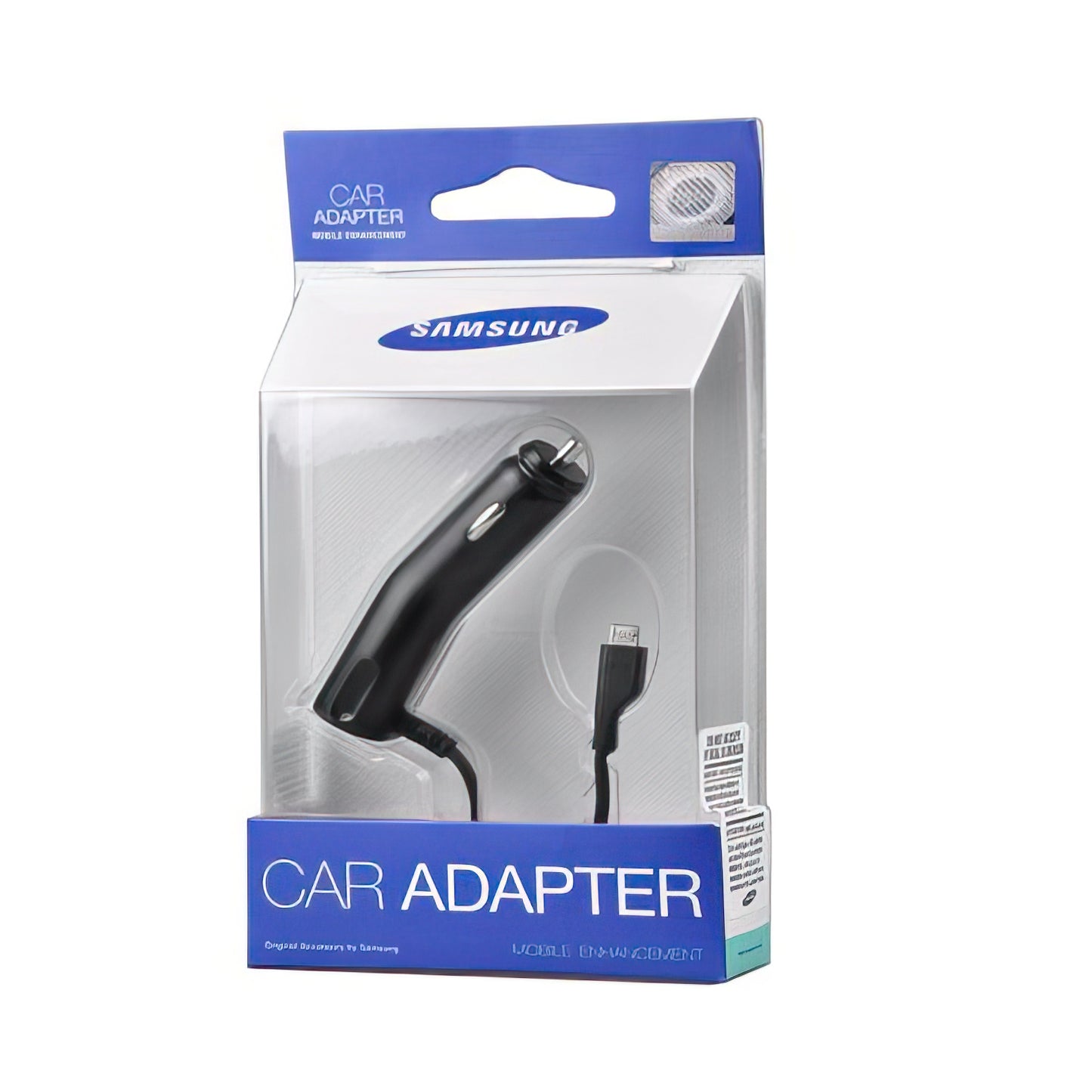 Samsung microUSB kabelgebundenes Autoladegerät, 3,5 W, 0,7 A, Schwarz, Refurbished ACADU10CBECSTD