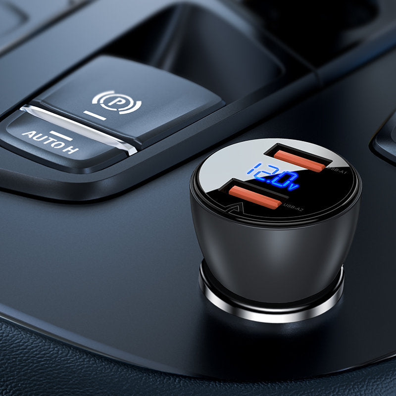 Autoladegerät Acefast B7, 45W, 4,5A, 2 x USB-A, Schwarz