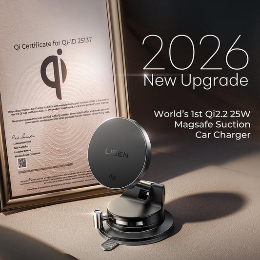 Wireless Auto-Ladegerät Lisen W608 Pro, 25W, Schwarz YL0225090001