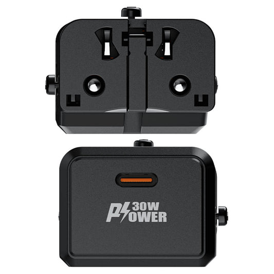 Acefast Z7 Travel Netzladegerät, 30W, 3A, 1 x USB-C, Schwarz