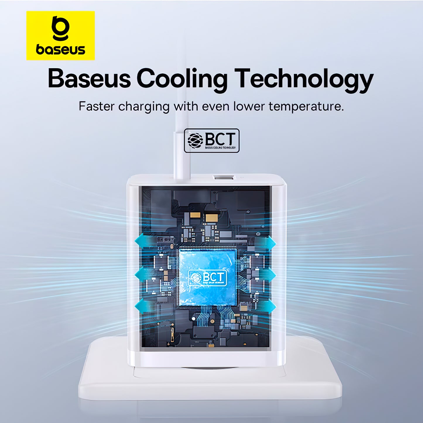 Netzwerk-Ladegerät Baseus Cube, 30W, 2,4A, 1 x USB-A - 1 x USB-C, Weiß P10111404213-00