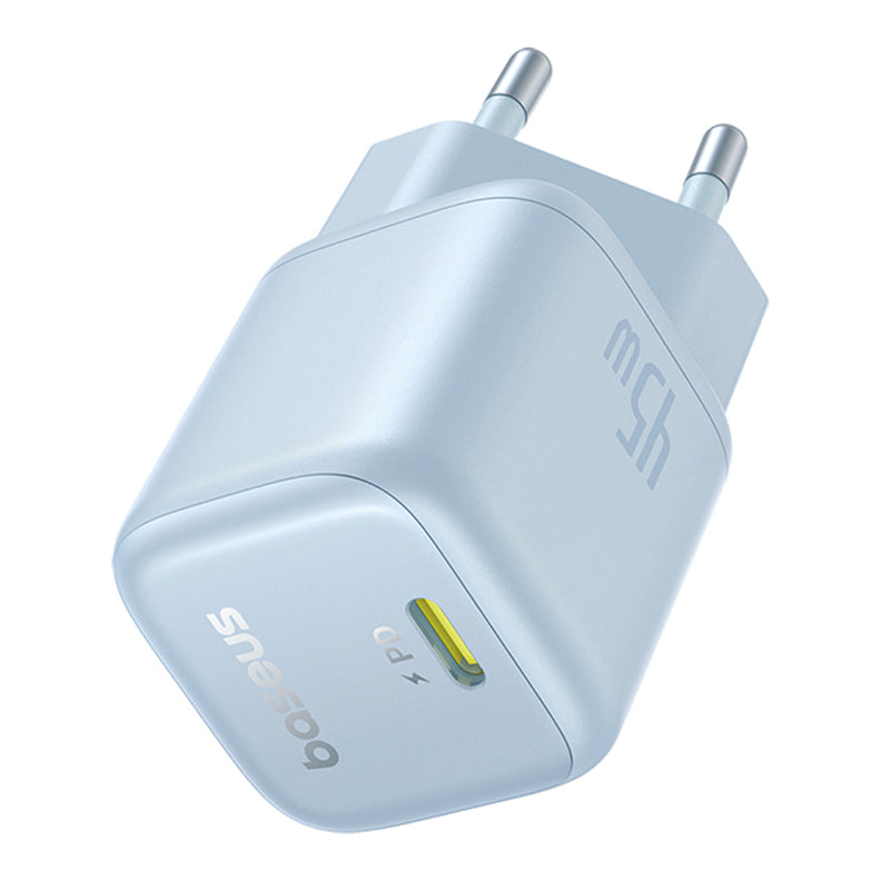 Baseus PicoGo Network Charger, 45W, 3A, 1 x USB-C, Blue P10176800313-00