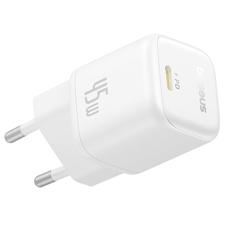Netzladegerät Baseus PicoGo, 45W, 3A, 1 x USB-C, Weiß P10176800213-00