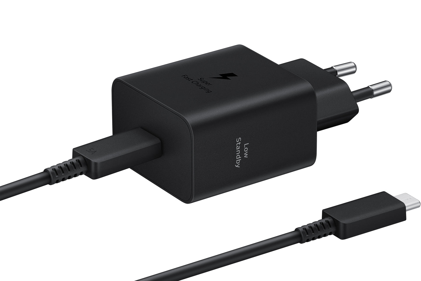 Samsung Netzladegerät mit USB-C Kabel, 45W, 4.05A, 1 x USB-C, Schwarz EP-T4511XBEGEU