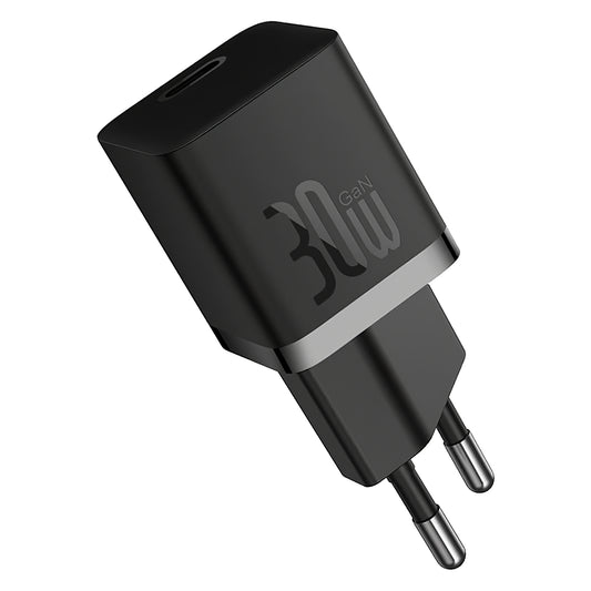 Baseus GaN5S USB-C Cable Network Charger GaN5S, 30W, 3A, 1 x USB-C, Black P1011090902113113-00