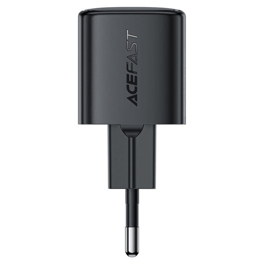 Netzladegerät mit USB-C Kabel Acefast A118, 30W, 3A, 1 x USB-C, Schwarz